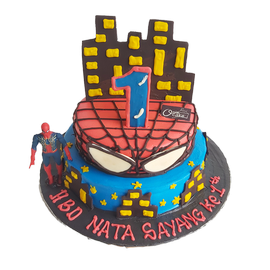 Cake spiderman